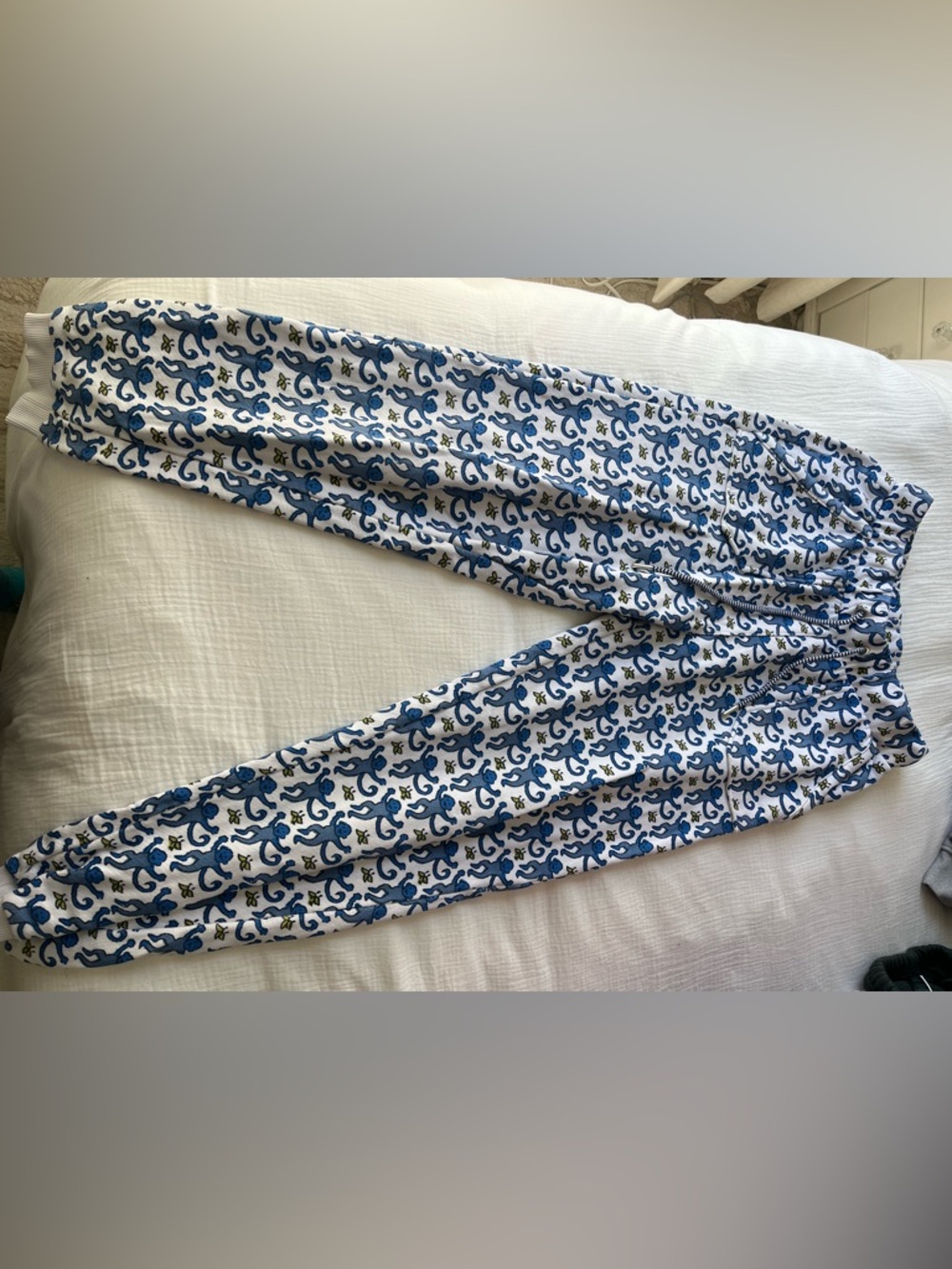 Roller Rabbit Blue Monkey Joggers